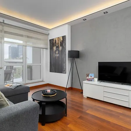 Modern With Desk And Balcony By Renters Apartment *