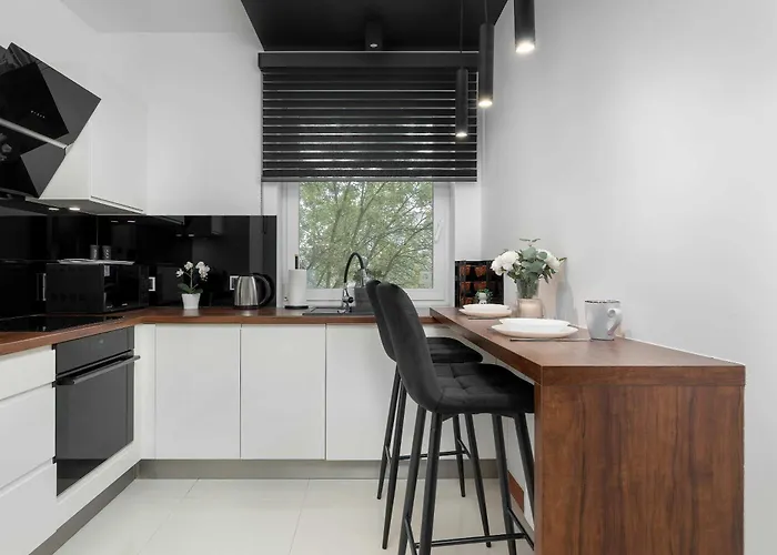 Modern With Desk And Balcony By Renters * Krakau